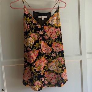 Loft  size medium navy floral camisole top